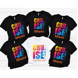 Custom Cruise 2025 Shirt, Cruise  Shirt, Custom Cruise Vibes Group Shirt for 2025 Season, Custom Family Cruise Shirts, Cruise