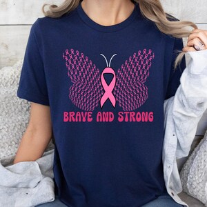 Brave Strong Shirt, Cancer Shirt, Ink and Quotes, Breast Cancer Shirt, Women Shirt, Pink October, Gift for a Cancer Fighter