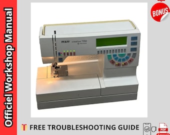 Pfaff 7550 7570 Ultimate Bundle - Service Repair Manual + Instruction User Guide PDF + BONUS Tension Sheet - Instant Download