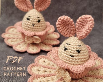 Crochet Egg Bunny Pattern: Easter Basket Decor (PDF Pattern)