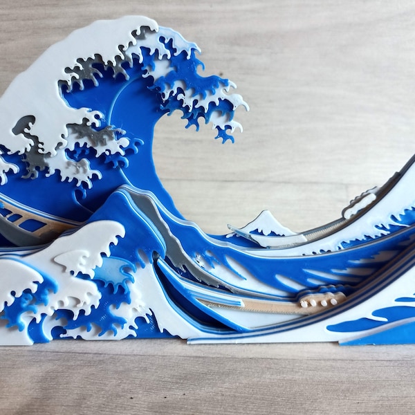 La Grande Vague de Kanagawa - 3D