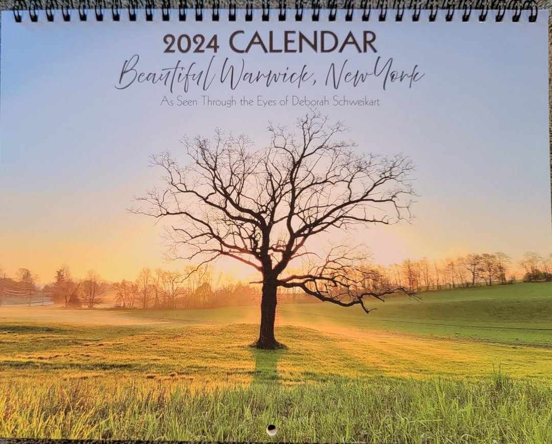 Calendar 2024 Photo Spiral Calendar of Scenic Warwick in Etsy France