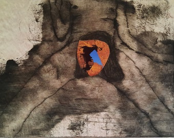 Moderne collage, originele collagekunst, hedendaagse collage, handgemaakte collagekunstwerken, open benen 4 7.08x10.23 Inc. Gemengde media op papier, 2023