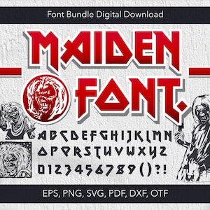 Svg groupe de rock, Iron Maiden Svg, Iron Maiden Bundle, EPS, PNG, SVG, Cricut, cadeaux, t-shirt Iron Maiden, soirée rock, chemise Iron Maiden, papa