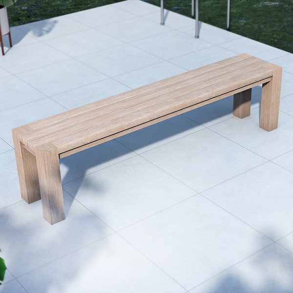 Wood Bench, Bench Plans, Step-by-Step Bench Wood Plans to Finished Easy Build, PDF Instant Download, Wood Plans