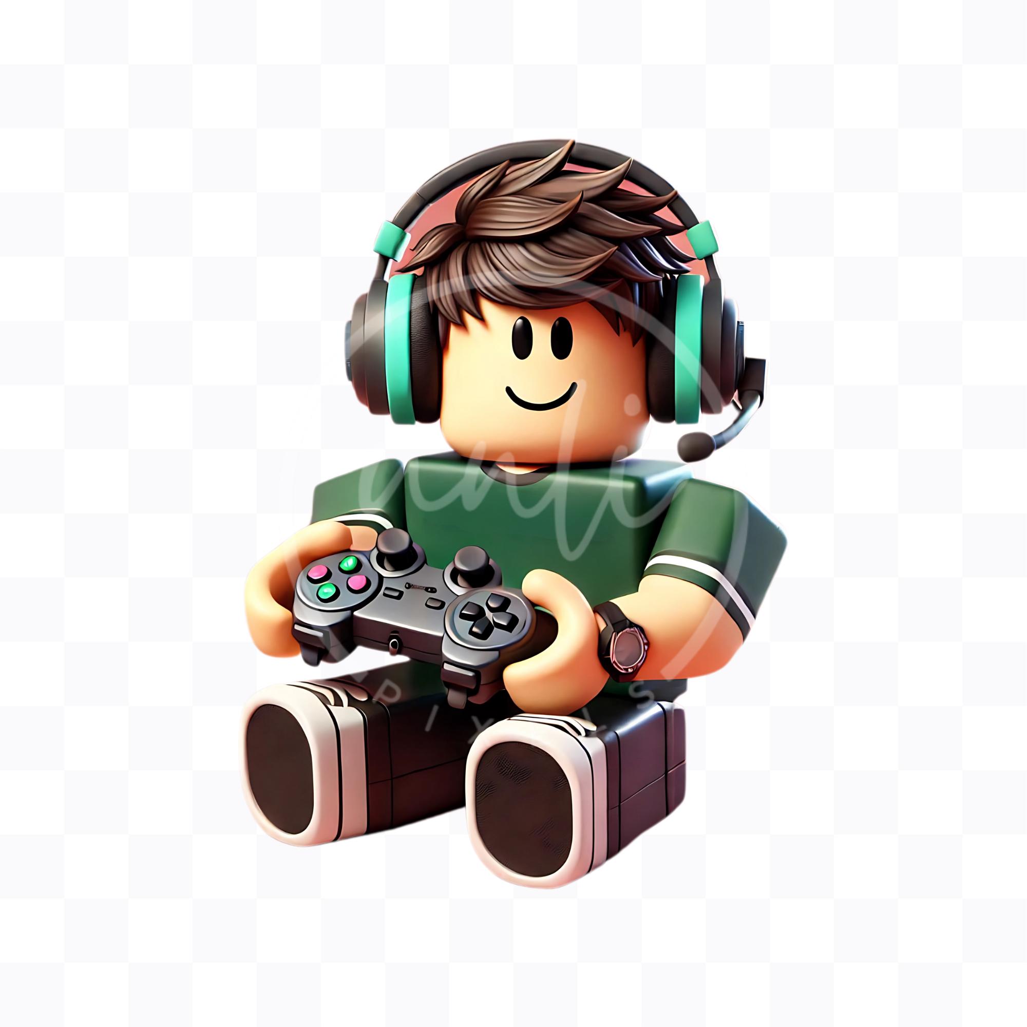 Bundle Roblox Boys PNG, Roblox Boys Gamer, 8 Set of Roblox Gamer Boys ...