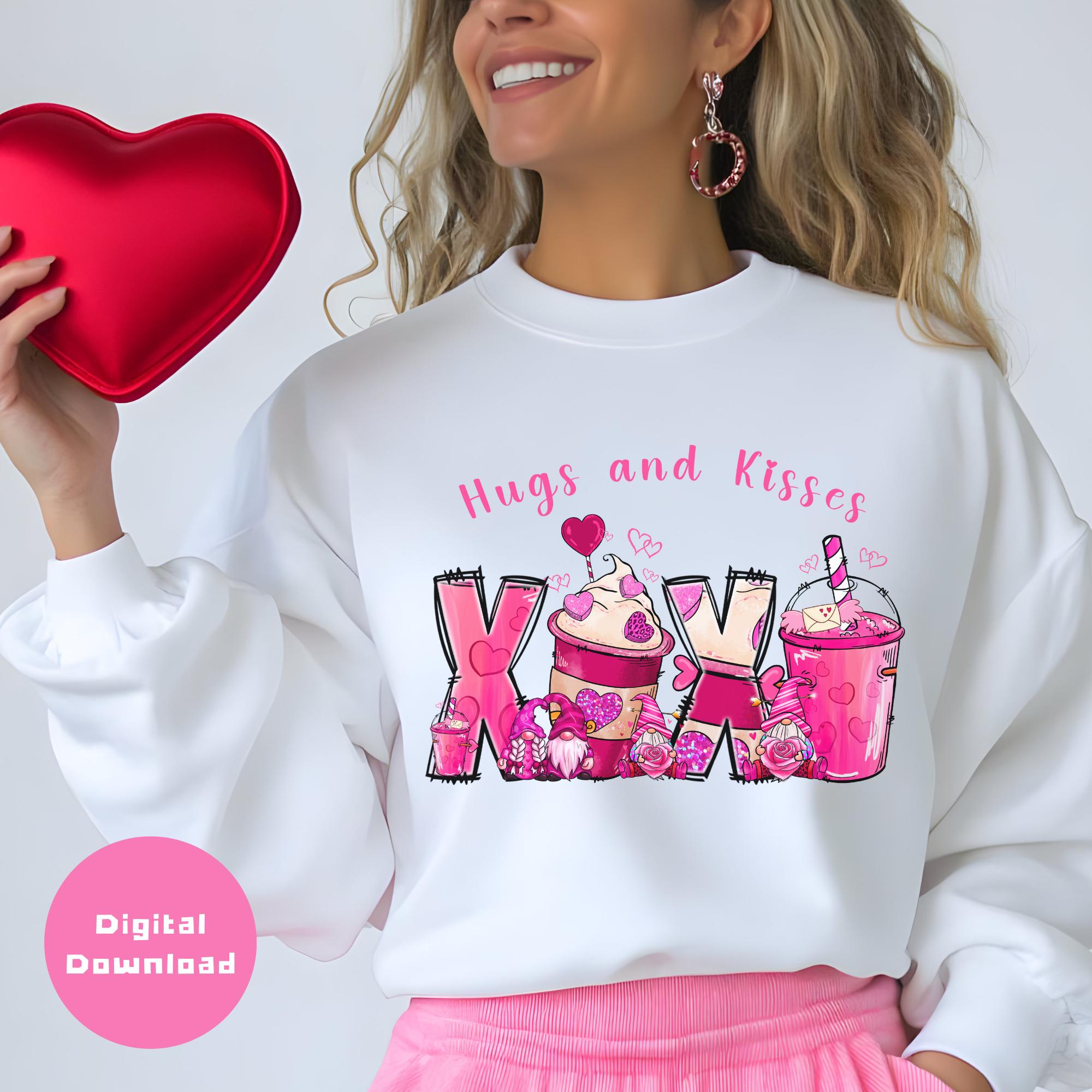 Xoxo Hugs and Kisses Png, Xoxo Png, Xoxo Heart Png, Xoxo Valentine Png ...