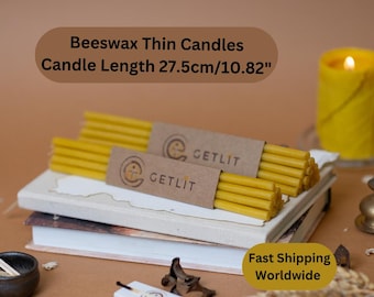 Thick Beeswax Candles Handmade Pure Beeswax Candles Prayer or Meditation Candles Orthodox Church Ritual Candles Greek Church bees wax candle
