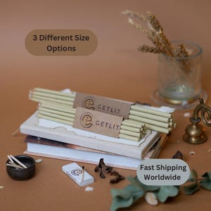 WHITE TAPER Beeswax Candle Gift Set Unique Handcrafted Thin Candle Elegant Cozy Home Décor Eco-Friendly Unscented Decorative Birthday Candle