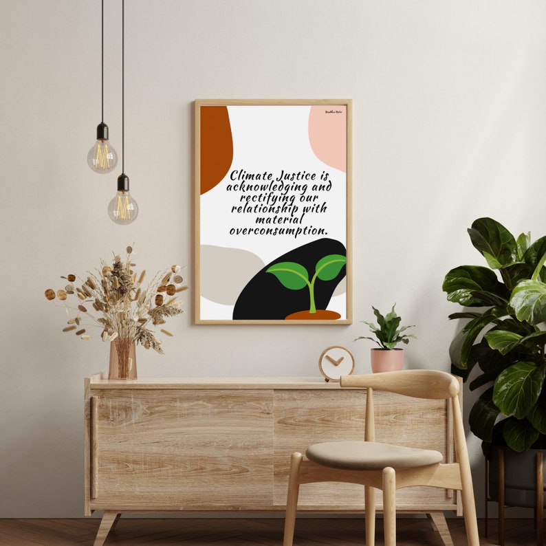 Climate Justice Wall Art Environmental Justice Wall Art Save the Earth Social Justice Instant
