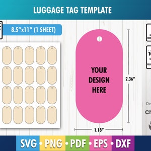 Keychain Template, Dog tag template, Dog Tag SVG, Sublimation, Pet ID tag, SVG, DxF, Png, Eps Instant Download, Cricut cut file, Silhouette