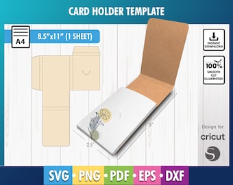 Card Holder Template SVG, Gift Envelope, Printable, Envelope Template, wedding favor, Gift Envelope, Custom Wedding Favor SVG Png