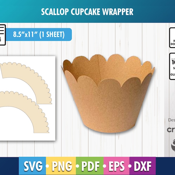 Cricut Cupcake Wrappers Etsy