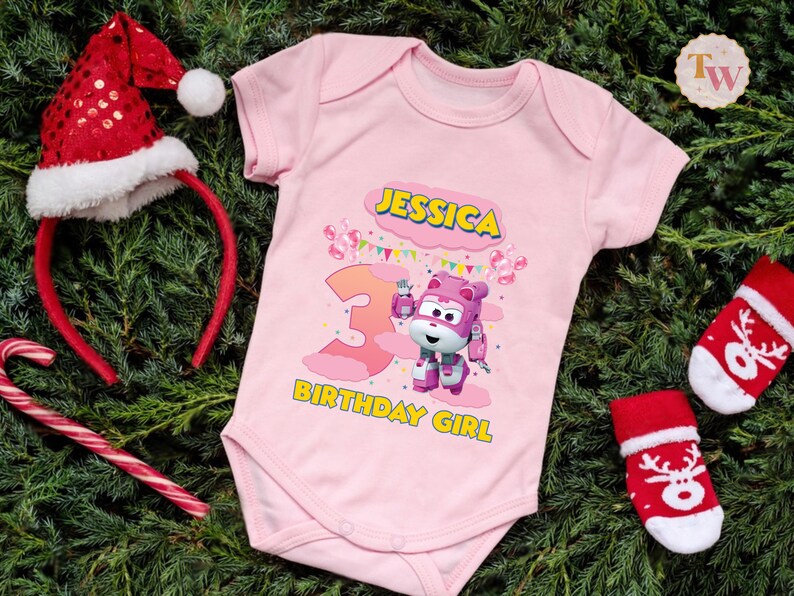 Super Wings Family Birthday Shirt, Jett and Dizzy Couple Birthday