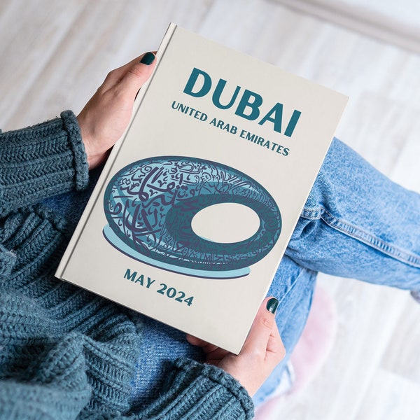 Dubai Travel photobook bundle,  Canva editable Assouline inspired aesthetic coffee table photobook