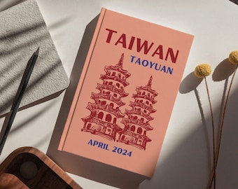 Taiwan Travel photobook bundle, Aesthetic coffee table photo album, minimalist, Assouline inspired Canva editable, printable template