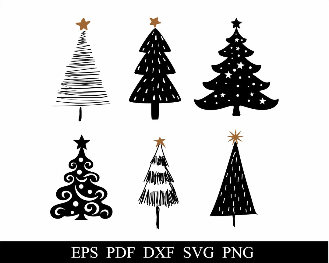 Christmas Tree Svg Bundle Christmas Svg Merry Christmas Tree Svg