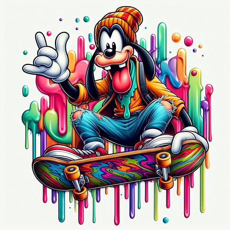 5 PNG Goofy Design High Quality Sublimation Printing Goofy Bundle ...