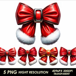 Coquette Christmas PNG Bundle Christmas Bow Png Design Christmas vibes png High Resolution Christmas sublimation Coquette Bow Png Gift Png