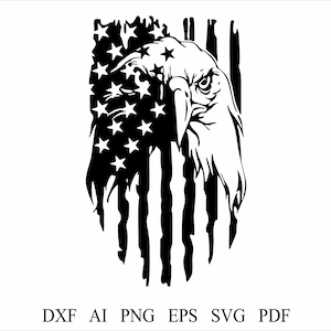 American Flag SVG American Eagle Flag Svg 4th of July Svg Patriotic Grunge USA Flag Distressed Flag Svg Digital Download Patriotic US Flag