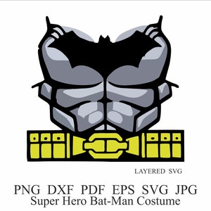 Superhjältekostym skjorta svg hjälte barnkostym svg png eps Halloween kostym svg superleksaker svg barnkostym babydräkt