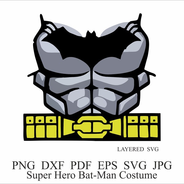 Super Hero Bat Costume Shirt Svg Hero Bat Costume Svg Png Eps Super Hero Bat svg Super Hero Bat Toys Svg Digital Download