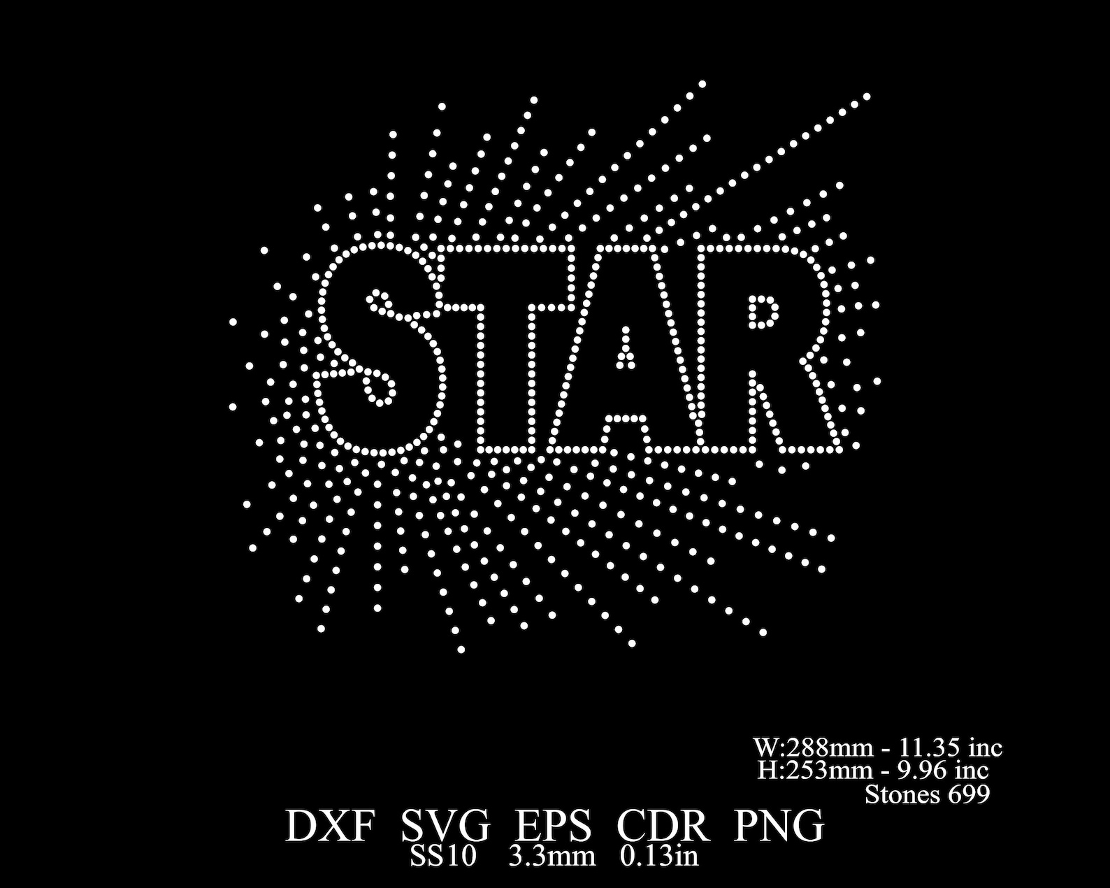 Rhinestone Star Template Svg Rhinestone Star Design Rhinestone Star Svg ...