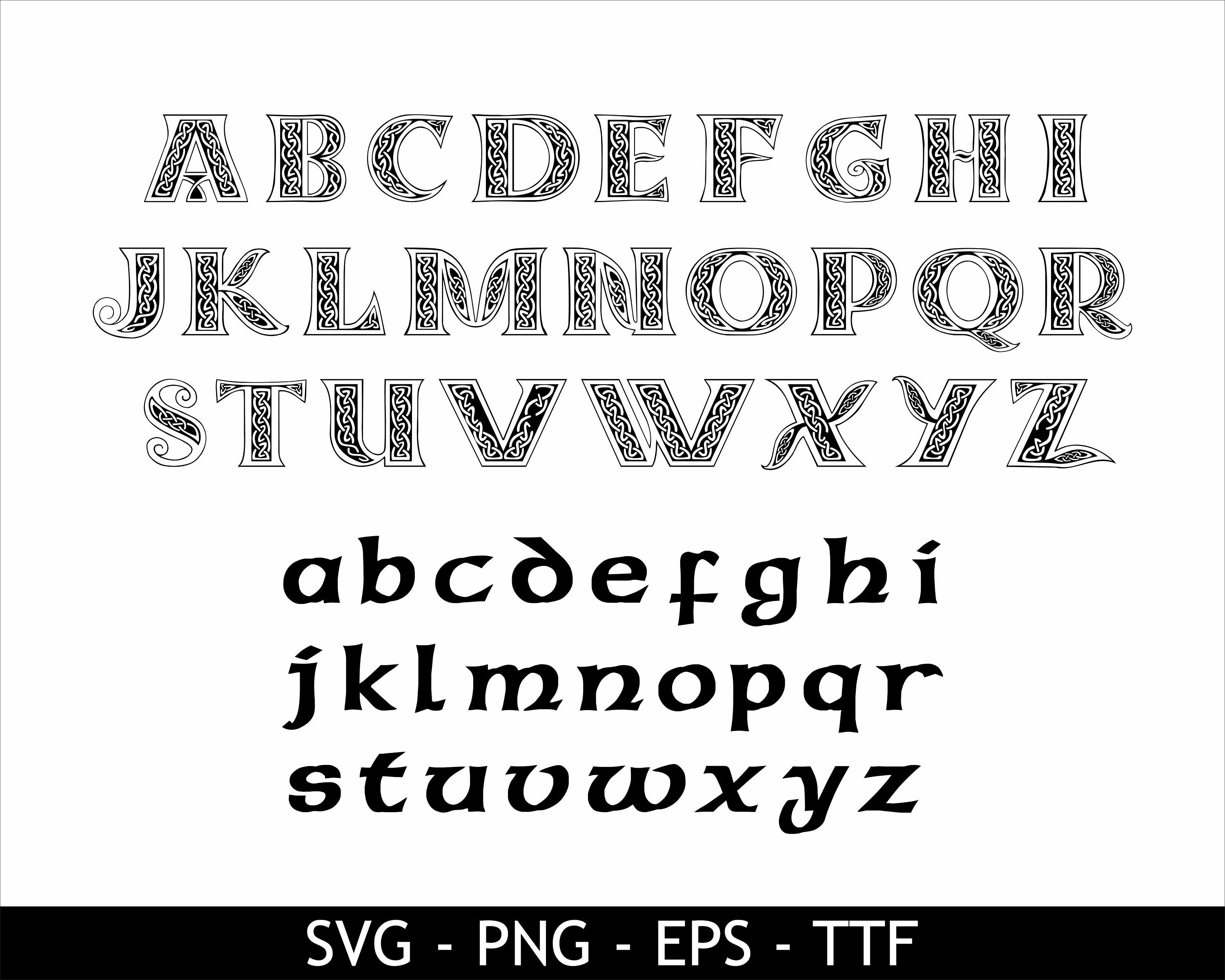 Viking Font Svg Viking Alphabet Svg Norse Viking Font Celtic Font Svg