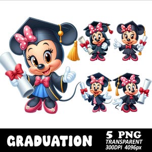 5 PNG Minnie Graduation Design Png Transparent Png Mouse Graduation Design Senior Minnie Clipart Png Minnie Design Png High Resolution PNG