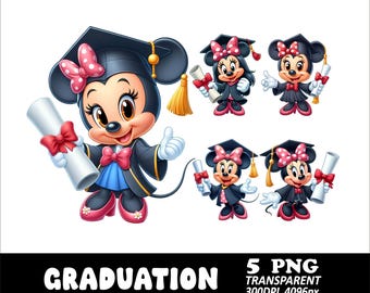 5 PNG Minnie Graduation Design Png Transparent High Resolution Png Mouse Graduation Design Senior Minnie Clipart Design Png