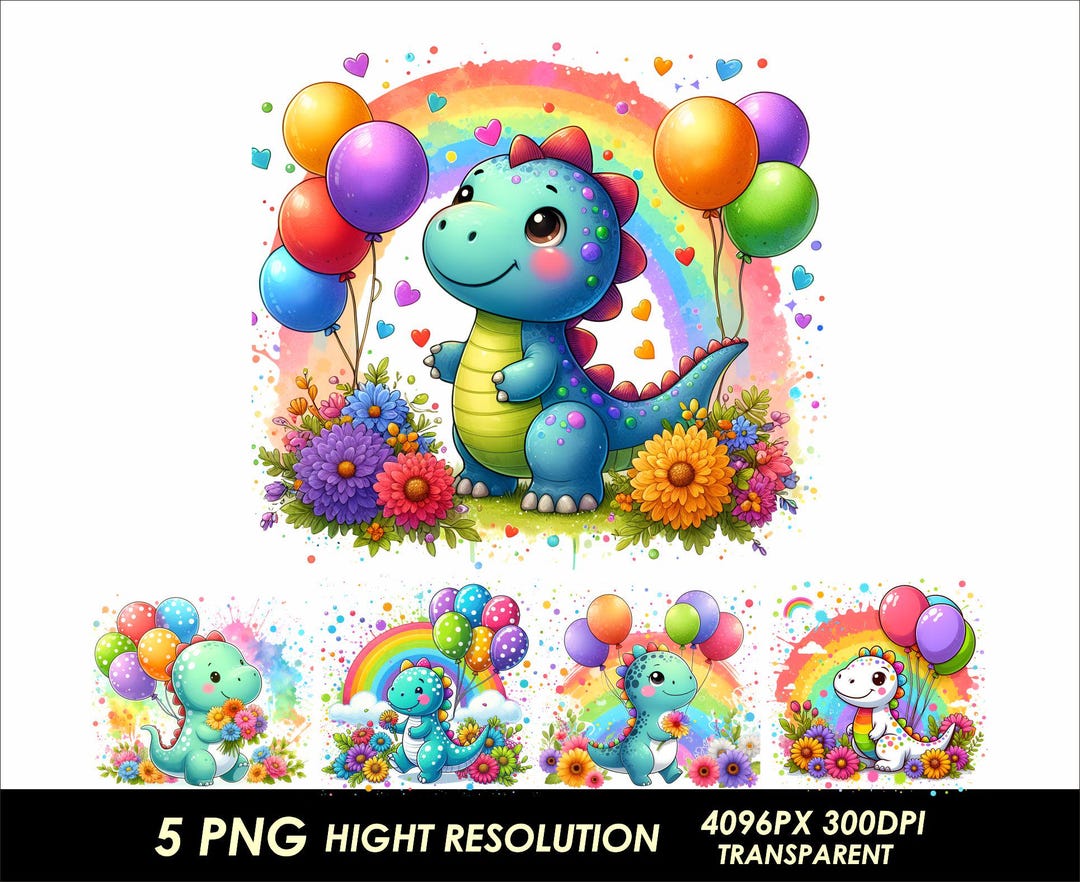5 PNG Baby Dinosour Design Kids T-shirt Png Design Baby Dinosaur ...