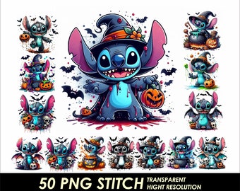 Bundle 50 PNG Halloween Stitch Design Png Transparent Png Stitch Clipart Stitch Png Scary Stitch Design Png High Resolution Halloween Stitch