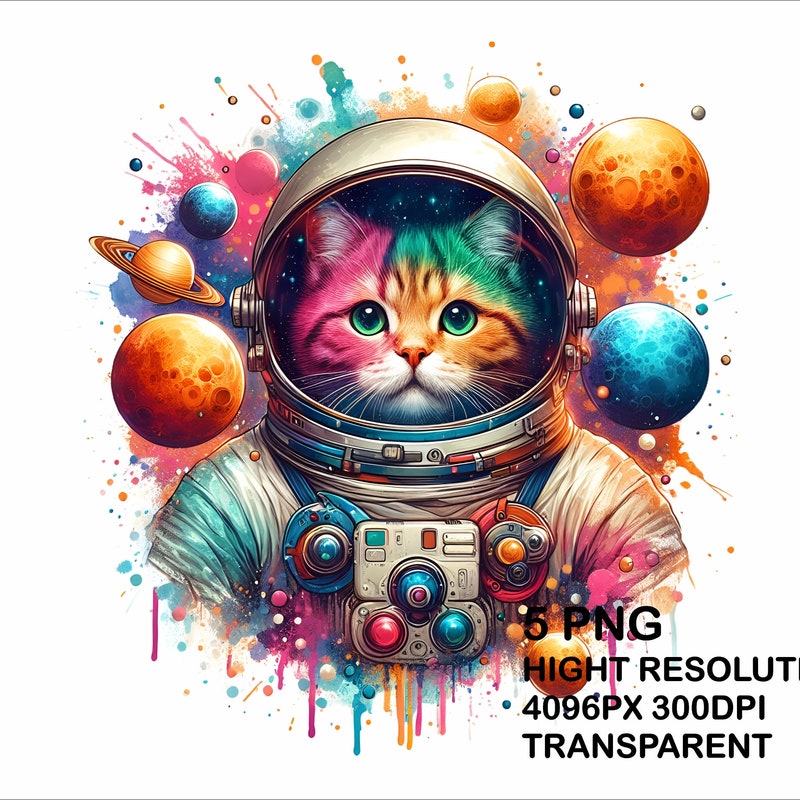 Space Cat Shirt - Etsy