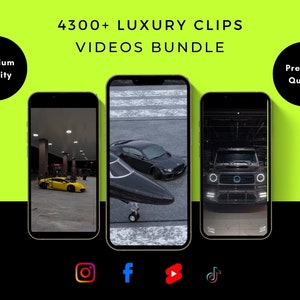 Luxe haspelbundel 4300+ | Inspirerende Instagram-, Pinterest-, YouTube-shorts en Facebook-video&#39;s | kant-en-klare luxe inspirerende haspels