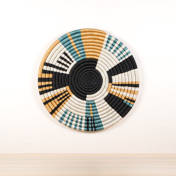 Traditional African Handwoven Placemat | Trivet | Wall Plate | Rwanda | 100% Natural | Durable | Sustainable | Home Decor