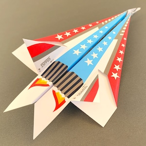 Paper Plane - Make it yourself - Star Skidders Space **A flying toy**