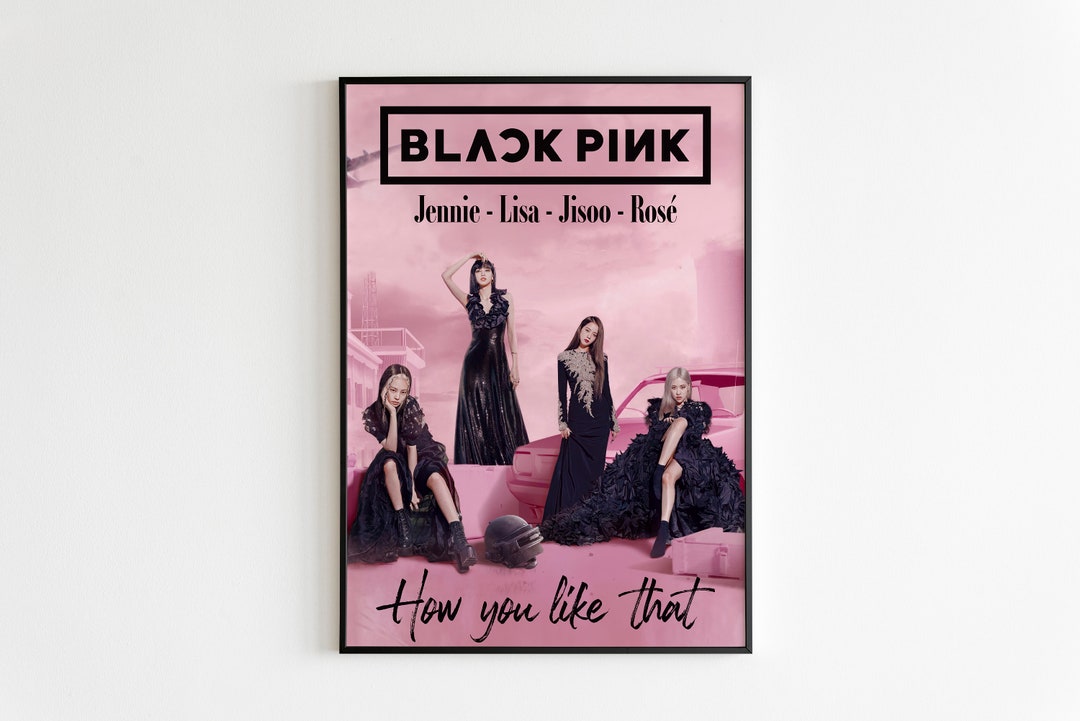 Blackpink Poster, Kpop Wall Art, Kpop Poster, Blackpink Print, Girls
