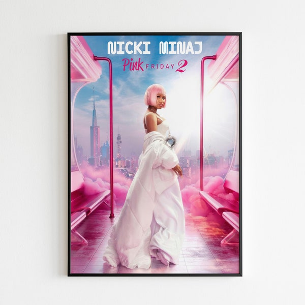 Nicki Minaj Pink Friday 2, Nicki Minaj Pink Friday 2 Album poster, Nicki Minaj poster, Pink Friday 2 poster, Nicki Minaj merch, Gift Poster