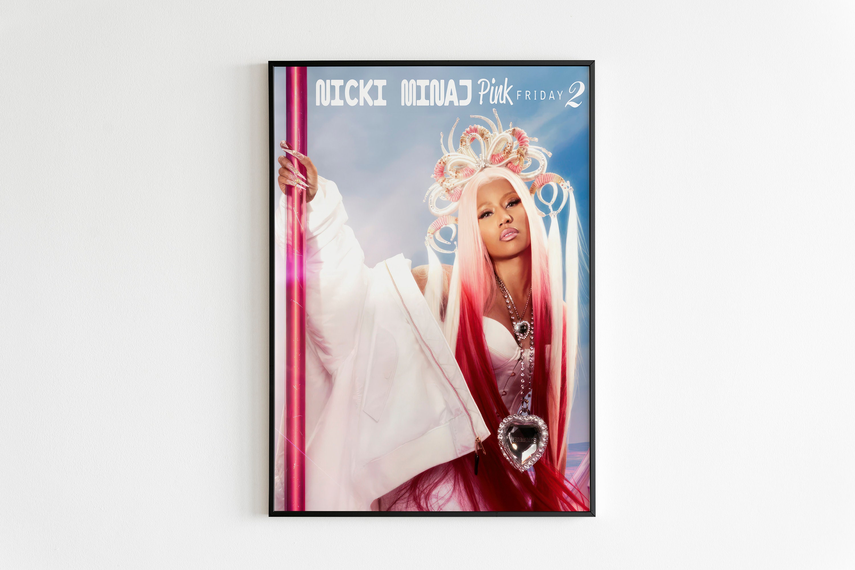 Nicki Minaj Pink Friday 2 Album cover poster, Nicki Minaj Pink Friday 2