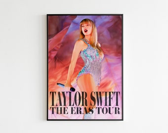 Taylor Swift poster, Taylor Swift Eras tour poster, The Eras Tour Poster, Gift for her, Gift for him, Girls Room Decor, Gift Poster