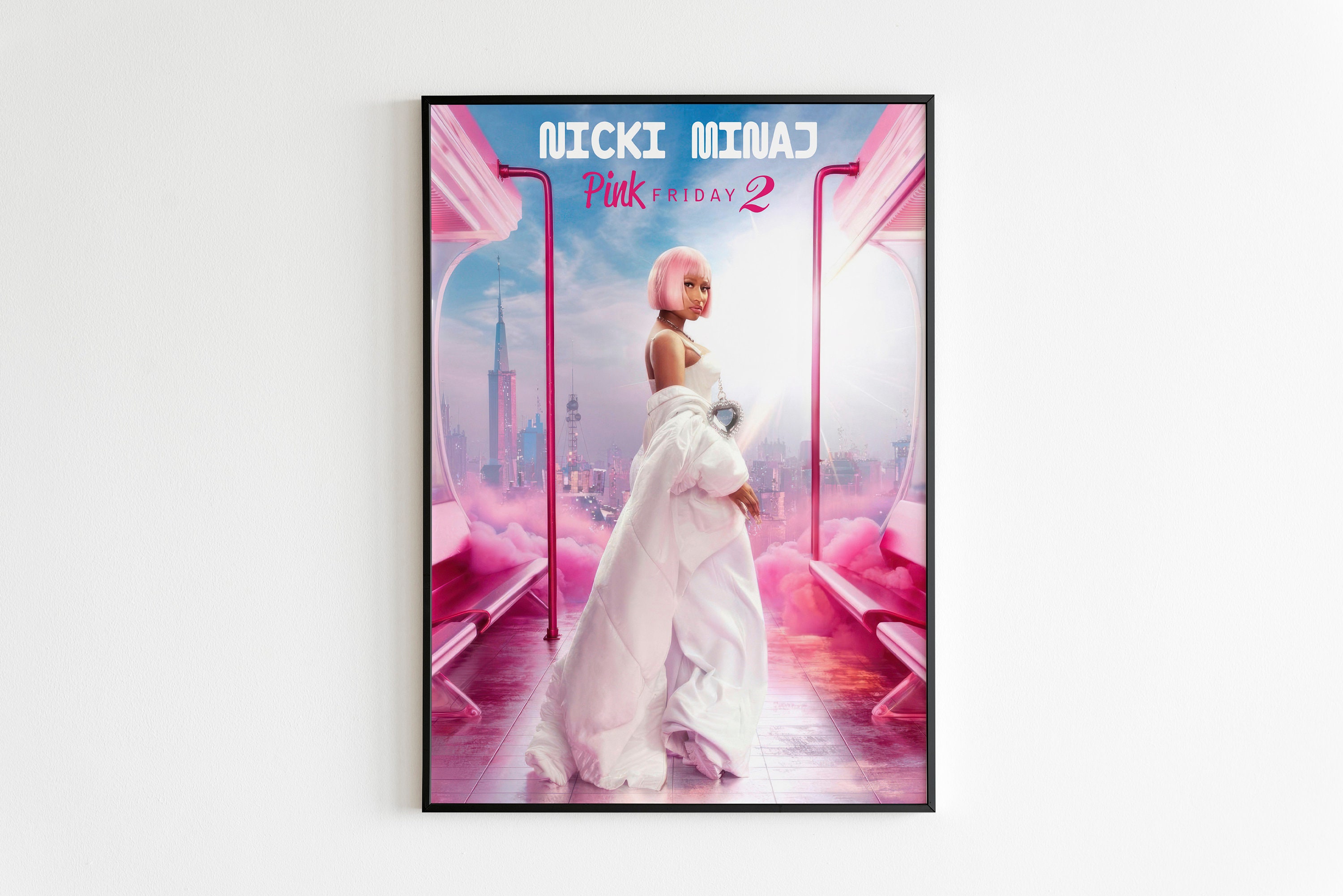 Nicki Minaj Pink Friday 2 Album cover poster, Nicki Minaj Pink Friday 2