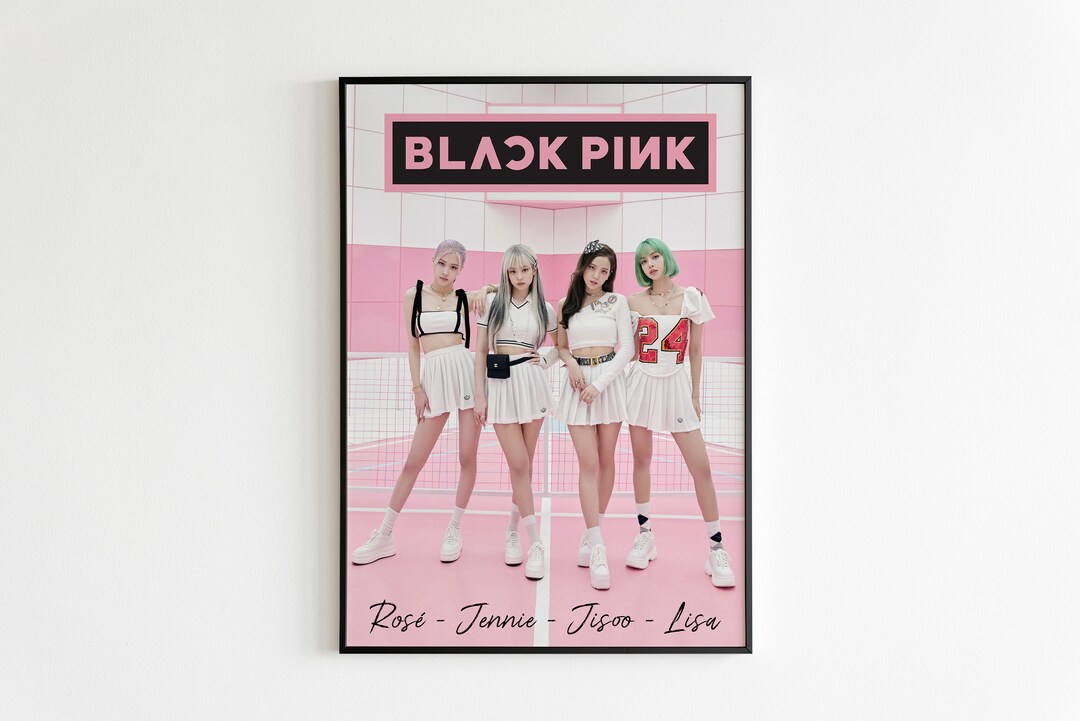 Blackpink Poster, Kpop Wall Art, Kpop Poster, Blackpink Print, Girls