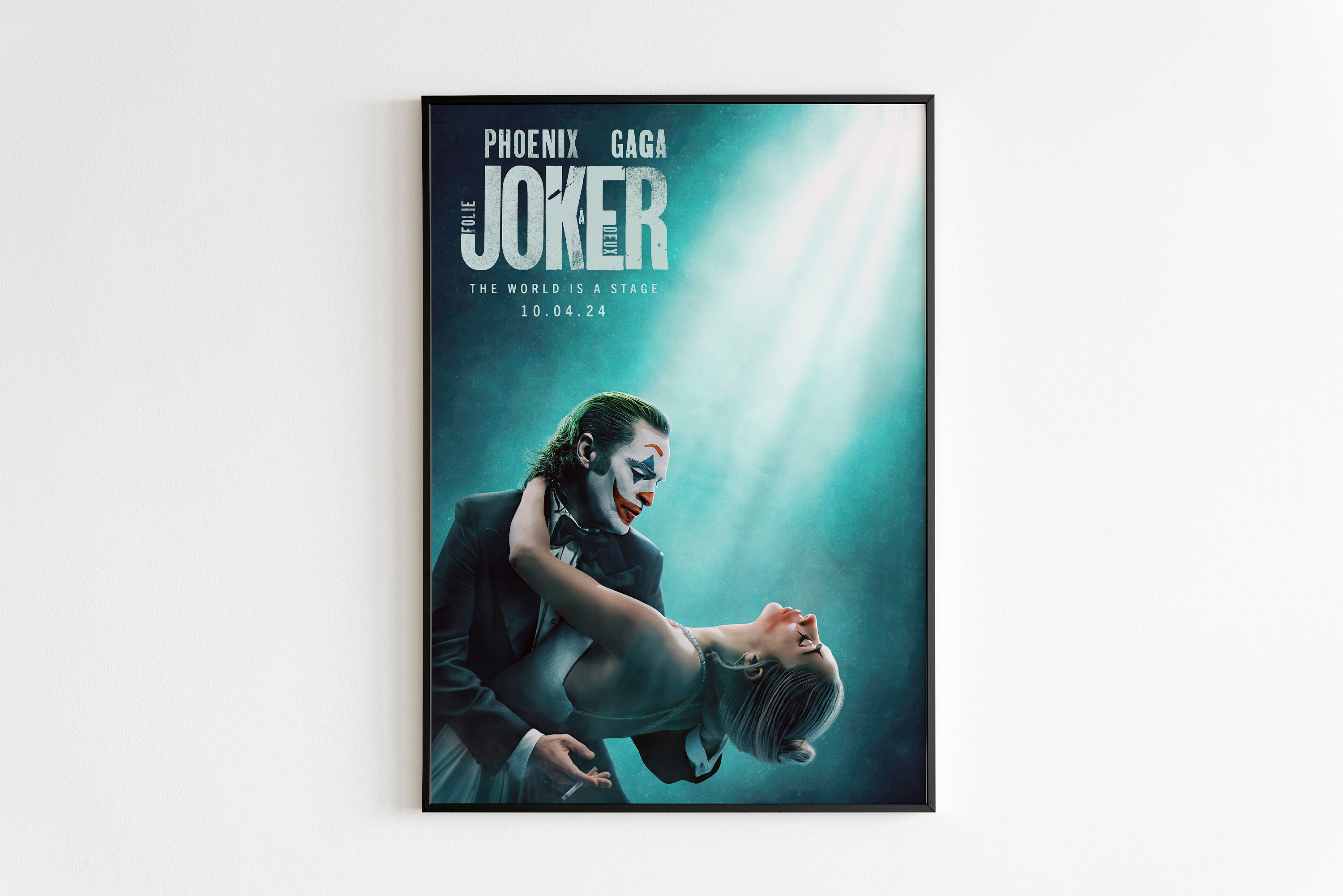 Discover Cartel de Joker Folie à Deux, Póster de Joker 2, Joaquin Phoenix, Arthur Fleck