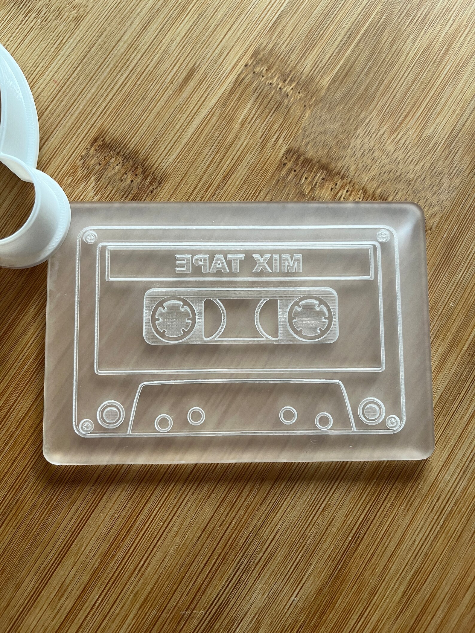 Audio Cassette Mix Tape Outbosser/embosser/debosser/timbre/tampon/stamp