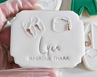 Mini slipper en tarbouche - Outbosser/Embosser/Debosser/Tampon/Stempel het/Timbre/Cookie cutter