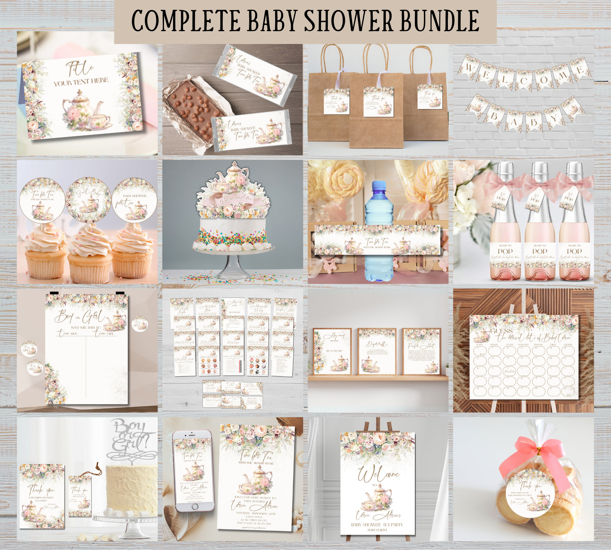 Shower Themes Aldi Baby Shower Decorations Tea Party Baby Shower