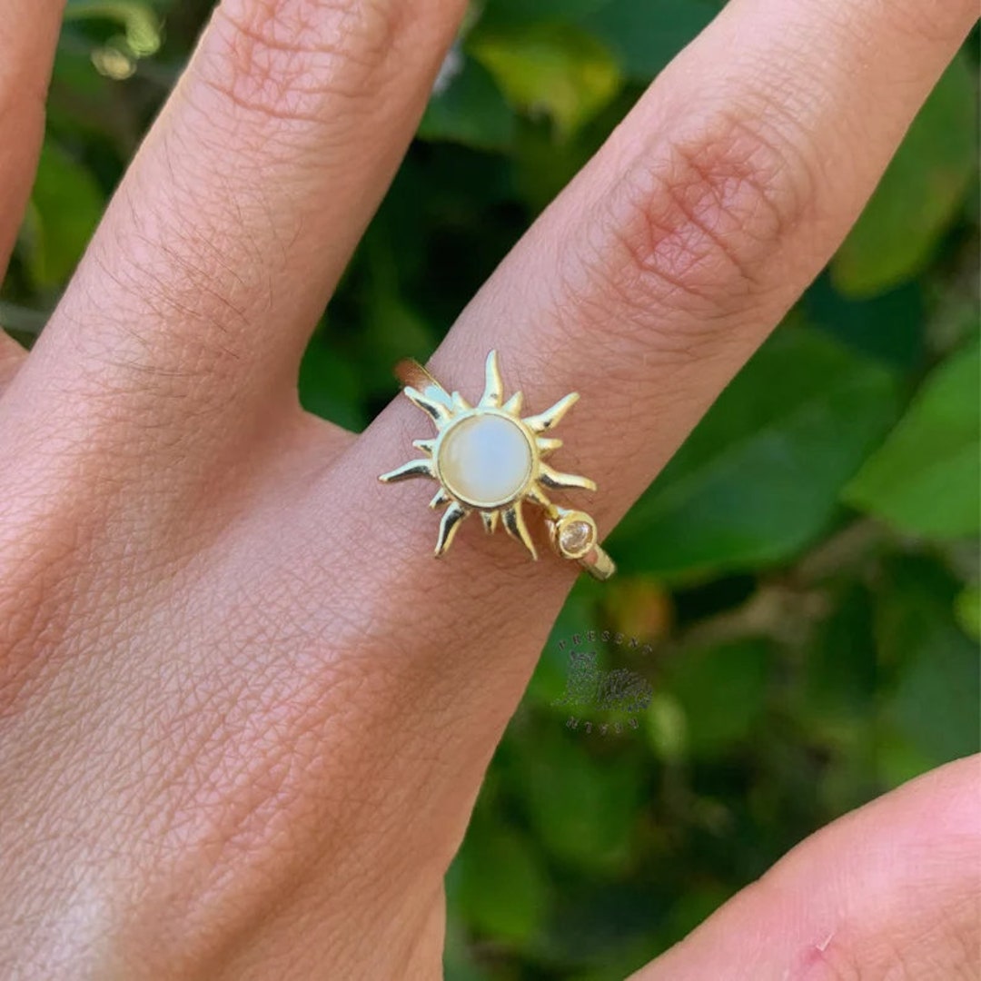 Fidget Ring Anxiety Ring Rings for Women Fidget Rings Etsy