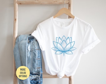 Lotus Flower T-Shirt: Yoga Meditation Gift