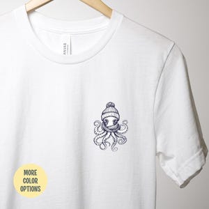 T-shirt graphique Octopus : cadeau pour amoureux de la mer, t-shirt de plongée sous-marine