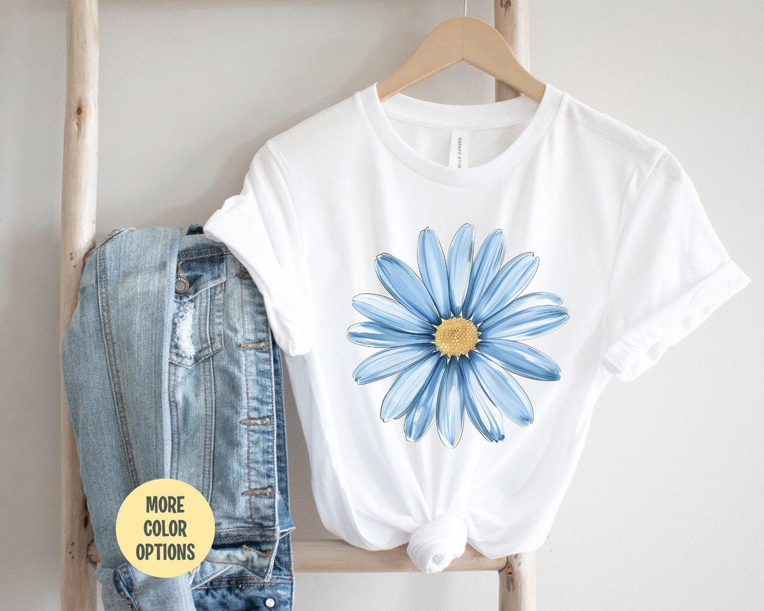 Flower Boom Tshirt In Blue